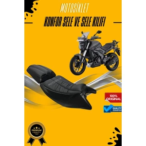 Bajaj Dominar 250/400 Konfor Sele Kılıfı Visco Sünger Yırtılmaya Dayanıklı (Su Geçirmez)