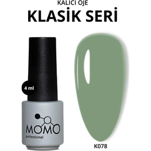 Momo Professional Kalıcı Oje K078 Açık Kaktüs Yeşili 4 ml Uzun Süreli Kalıcılık İçin