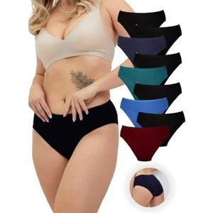 Alya Underwear Kadın Pamuklu Bato / Hipster Slip Külot - 10'lu Paket (MULTICOLOR-X20)