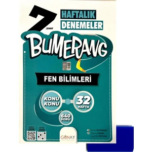 Günay Yayınları 7. Sınıf Bumerang Fen Bilimleri Deneme – Silgi