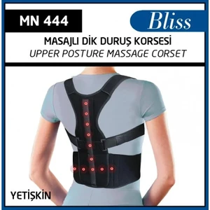 Postureks Dik Duruş Korsesi - Sırt Masaj Özellikli - Silikon Koltuk Altı Pedli - Yetişkin