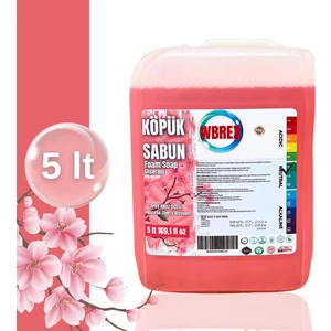 Premium Gliserinli Köpük Sabun Ekonomik Boy Japon Kiraz Çiçeği 5 lt