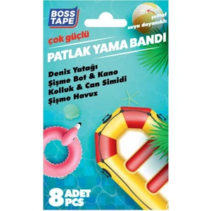 Patlak Yama Tamir Bandı 8 Adet Şişme Top Bot Kolluk Pilates Topu Patlak Yaması