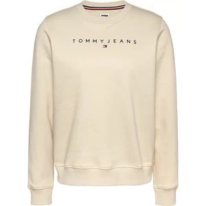 Tommy Hilfiger Kadın Tjw Reg Lınear Crew Ext Sweatshirt-Bej