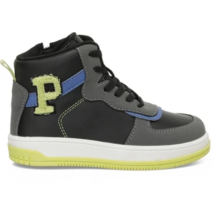 PATCH.P4PR Siyah Erkek Çocuk High Sneaker