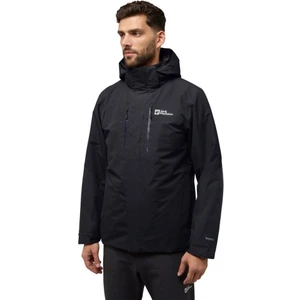 Jack Wolfskin Jasper 3ın1 Jkt M Erkek Outdoor Ceket A61858-6000 Black