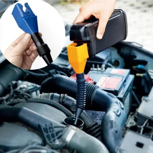 Araç Yağ Benzin Doldurma Hunisi Açılabilir Yer Kaplamaz Yağ Benzin Dökme Aparatı 2 Adet