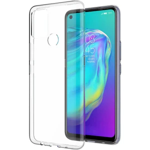Tecno Pova Kılıf Süper Silikon Kapak-Renksiz