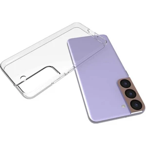 Galaxy S22 Kılıf Süper Silikon Kapak-Renksiz