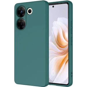 Case World Tecno Camon 20 Pro 5g Kapak Içi Kadife Kamera Korumalı Lansman Silikon Kılıf - Yeşil