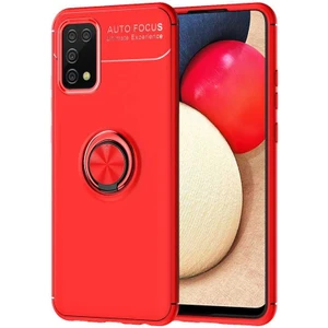 ZORE Galaxy A02S Kılıf Ravel Silikon Kapak-Kırmızı