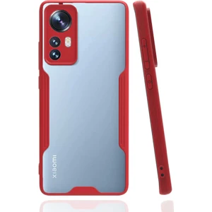ZORE Xiaomi Mi 12 Kılıf Parfe Kapak-Kırmızı