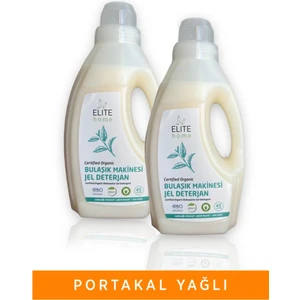 The Elite Home Organik Sertifikalı Jel Bulaşık Makinesi Deterjanı 825ML*2ADET portakal yağlı