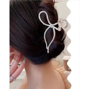 Zd Bellefemme Metal Kadın Zirkon Taşlı Fiyonk Mandal Toka