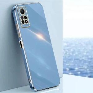 Xiaomi Redmi Note 11 Pro 4g / Note 12 Pro 4g Uyumlu Kılıf Kamera Korumalı Arkası Renkli Kenarları Parlak Dore Tasarım Kapak