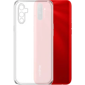 Caseart Realme C3 Kapak Kamera Korumalı Lüx Silikon Şeffaf Kılıf