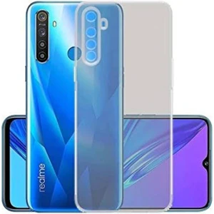 Caseart Realme 6 Pro Kapak Kamera Korumalı Tıpalı Şeffaf Silikon Kılıf