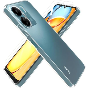 Caseart Xiaomi Redmi 13C Kapak Kamera Korumalı Airbag Antishock Köşe Korumalı Şeffaf Silikon Kılıf