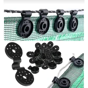 Çuval Gölgelik Klipsi - 100 Adet Perde ve Tül Tutturucu Klips - Sabitleme Klipsi - (9 cm x 4 Cm) 100ADET