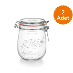 Le Parfait Super Cam Kavanoz 750 ml (2 Adet)