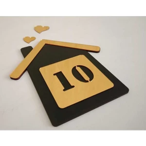 MS Major Selection Atm Selection Kişiye Özel Dekoratif Ev Temalı Daire Kapı Otel Oda Dükkan Numarası Kapı Süsü