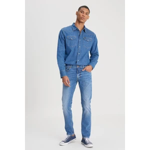 Lee Luke Slim Tapered Esnek Jean Kot Pantolon