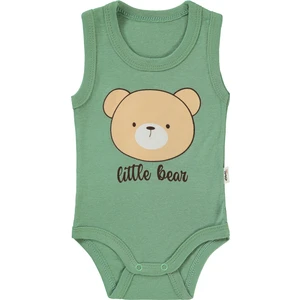 Civil Baby Erkek Bebek Çıtçıtlı Badi 1-36 Ay  Haki