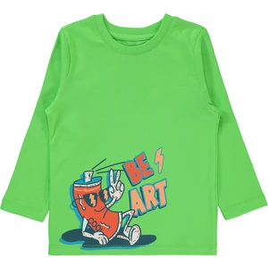 Civil Boys Erkek Çocuk Sweatshirt 2-5 Yaş Limon Yeşili