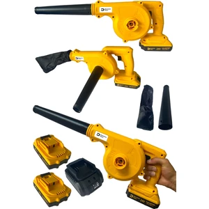 Dynamic Tech Çift Akülü Şarjlı Hava Üfleme ve Emme Makinesi Hız Ayarlı