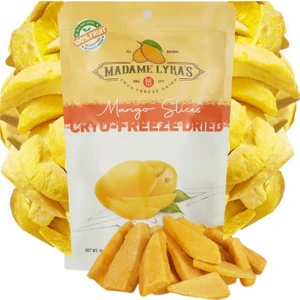 Madame Lyra's Mango Dilimleri (Dondurularak Kurutulmuş) Kuru Meyve Cipsi 16GR Freeze Dried