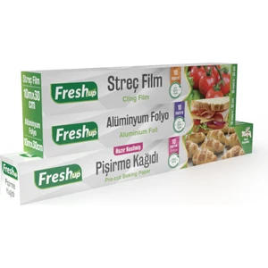 Fresh Up 3 Parça Mutfak Seti (Pişirme Kağıdı + Alüminyum Folyo + Streç)