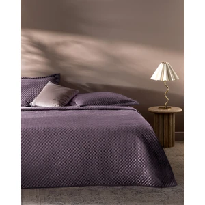 Madame Coco Boulogne Çift Kişilik Yatak Örtüsü - Mürdüm