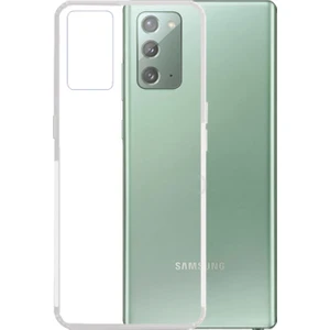Case World Caseworld Samsung Galaxy Note 20 Kapak Tıpalı Şeffaf Silikon Kılıf