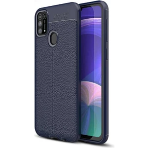 Samsung Galaxy M31 Uyumlu Kılıf Deri Silikon Yüzey Darbe Korumalı Soft Yapı Case Cover Çiziklerden Kirden ve Darbeden Korumalı Kılıf
