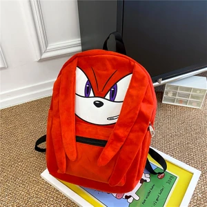 Büyük Kapasiteli Öğrenci Okul Çantası Sonic Sonic The Hedgehog Sırt Çantası Çift Karikatür Sırt Çantası (Yurt Dışından)