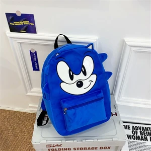 Büyük Kapasiteli Öğrenci Okul Çantası Sonic Sonic The Hedgehog Sırt Çantası Çift Karikatür Sırt Çantası (Yurt Dışından)