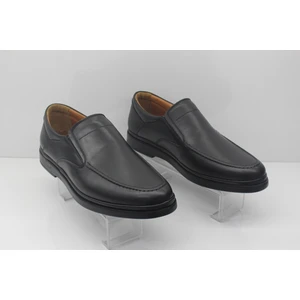 Tardelli 4397-1 Siyah Deri Yumuşak Ortopedik Taban Erkek Ayakkabı