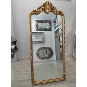 Ayna Denizi Princess Gold Model Altın Renk Dekoratif Ayaklı Boy Aynası