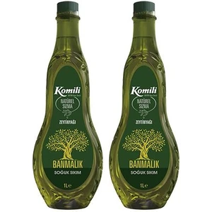 Banmalık Soğuk Sıkım Naturel Sızma Zeytinyağı 1 LT  * 2 Adet