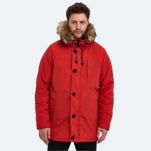 ML Freddy COAT 3SN54 3PR Erkek Turuncu Kapüşonlu Mont