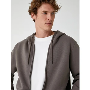 5WAM70016MK 939 Antrasıt Erkek Pamuk Jersey Sweatshırt