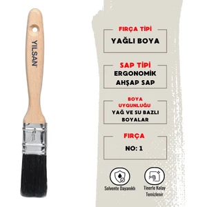 | Yağlı Boya Fırçası   [NO: 1]