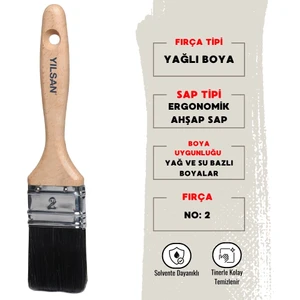 | Yağlı Boya Fırçası   [NO: 2]