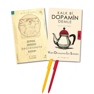 Serkan Karaismailoğlu 2 Kitap Kalk Bi Dopamin Demle+Beyinde Ararken Bağırsakta Buldum