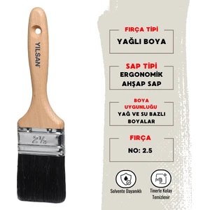 | Yağlı Boya Fırçası   [NO: 2.5]