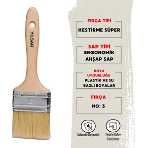 | Kestirme Boya Fırçası, Süper [NO: 3]