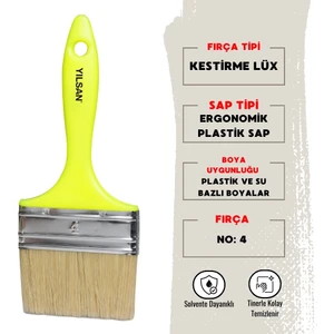 | Kestirme Boya Fırçası, Lüx  [NO: 4]