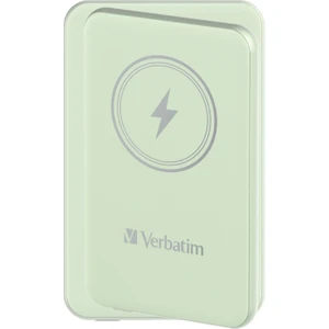Magsafe 5000 Mah Manyetik Kablosuz Powerbank Verbatim 5000MAH Manyetik Kablosuz Şarj - Yeşil