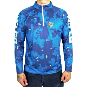 Performans Balıkçı T-Shirt Blue Camo