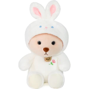 Peluşun En Tatlı Hali: Kapşonlu Pufi Ayıcık